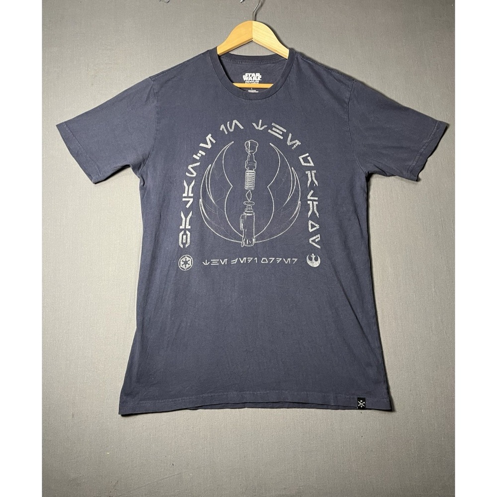Star Wars Heroes And Villains Jedi Order Empire T Shirt Size Large Navy